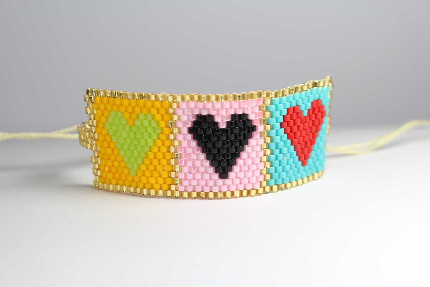 Colored hearts