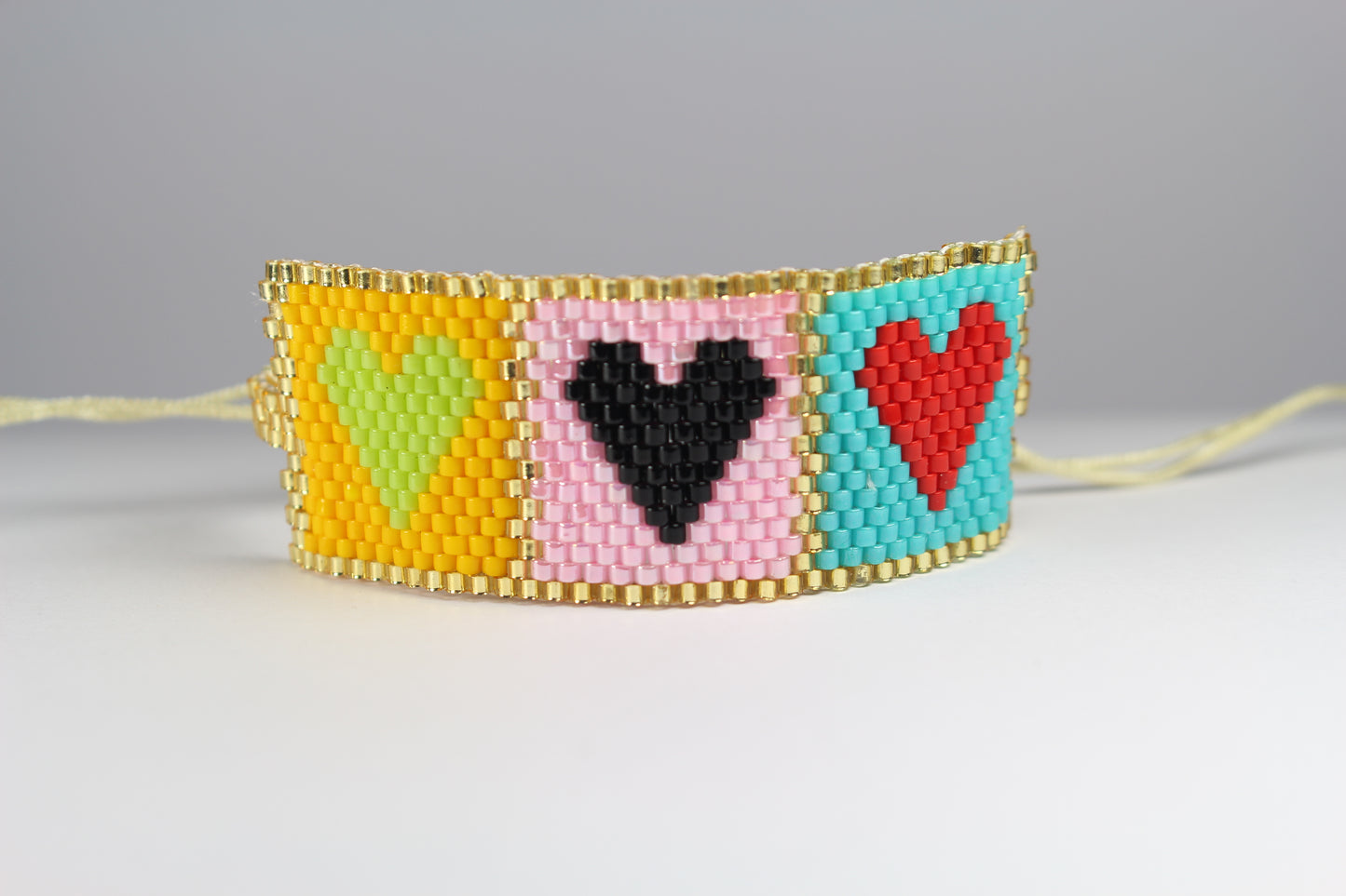 Colored hearts