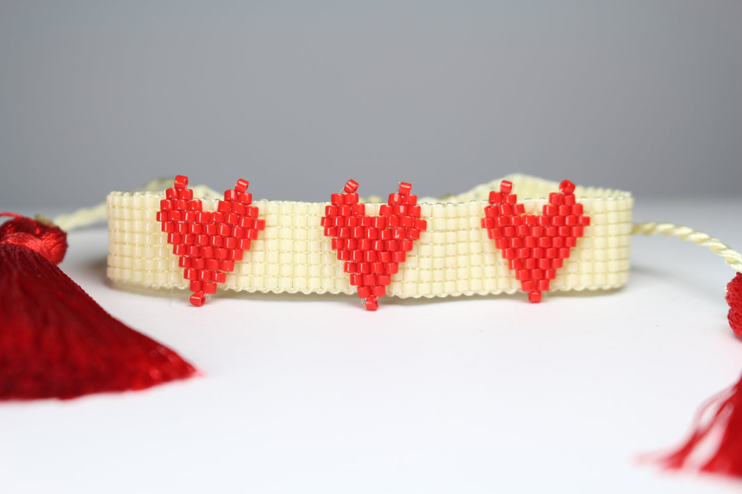 Puffy Red Hearts
