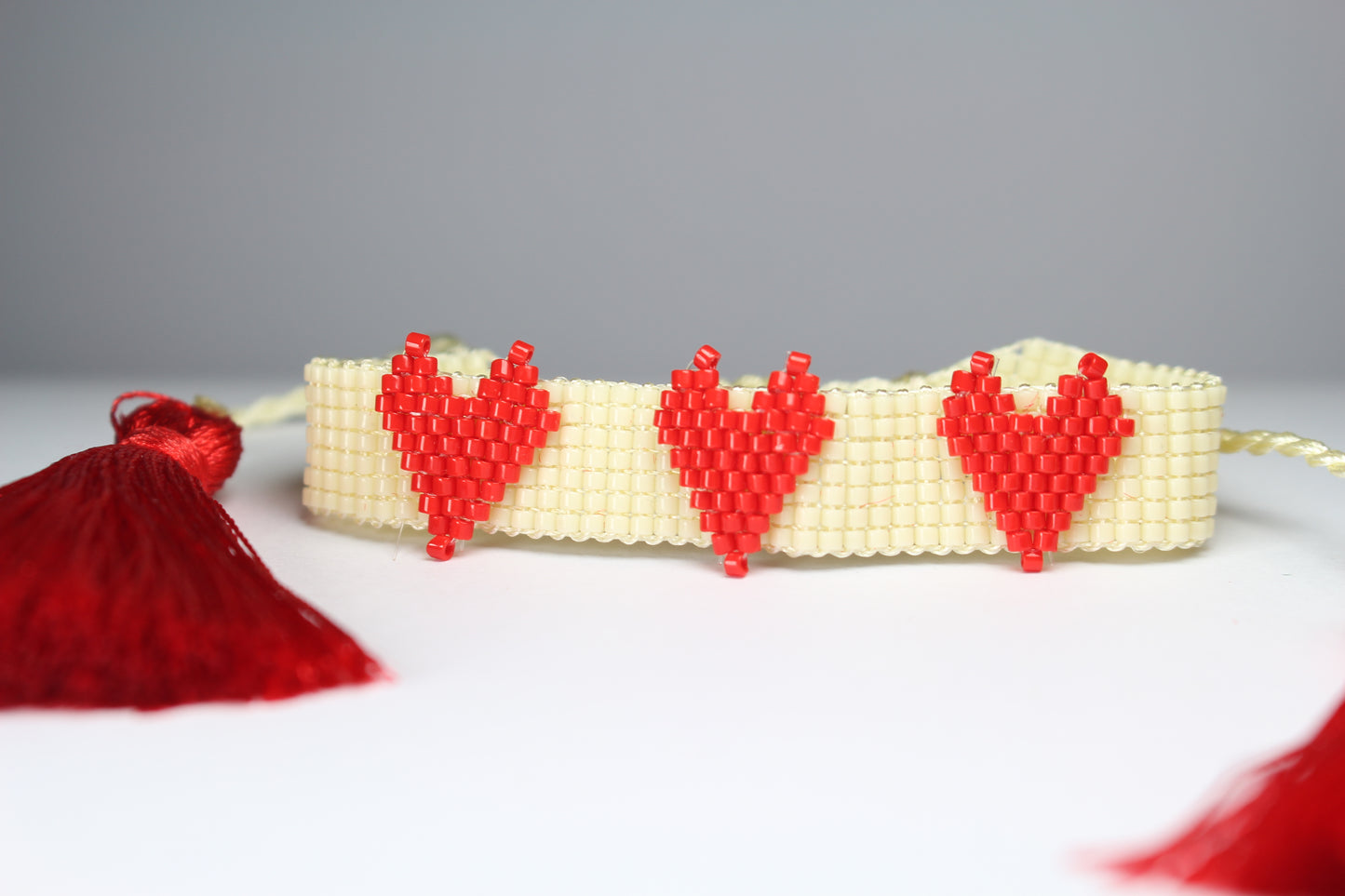 Puffy Red Hearts