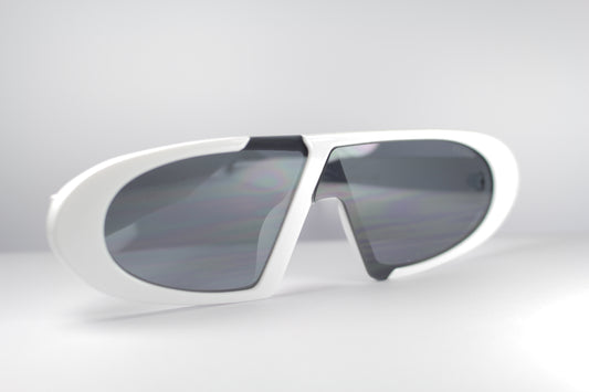 White Oval ZigZag