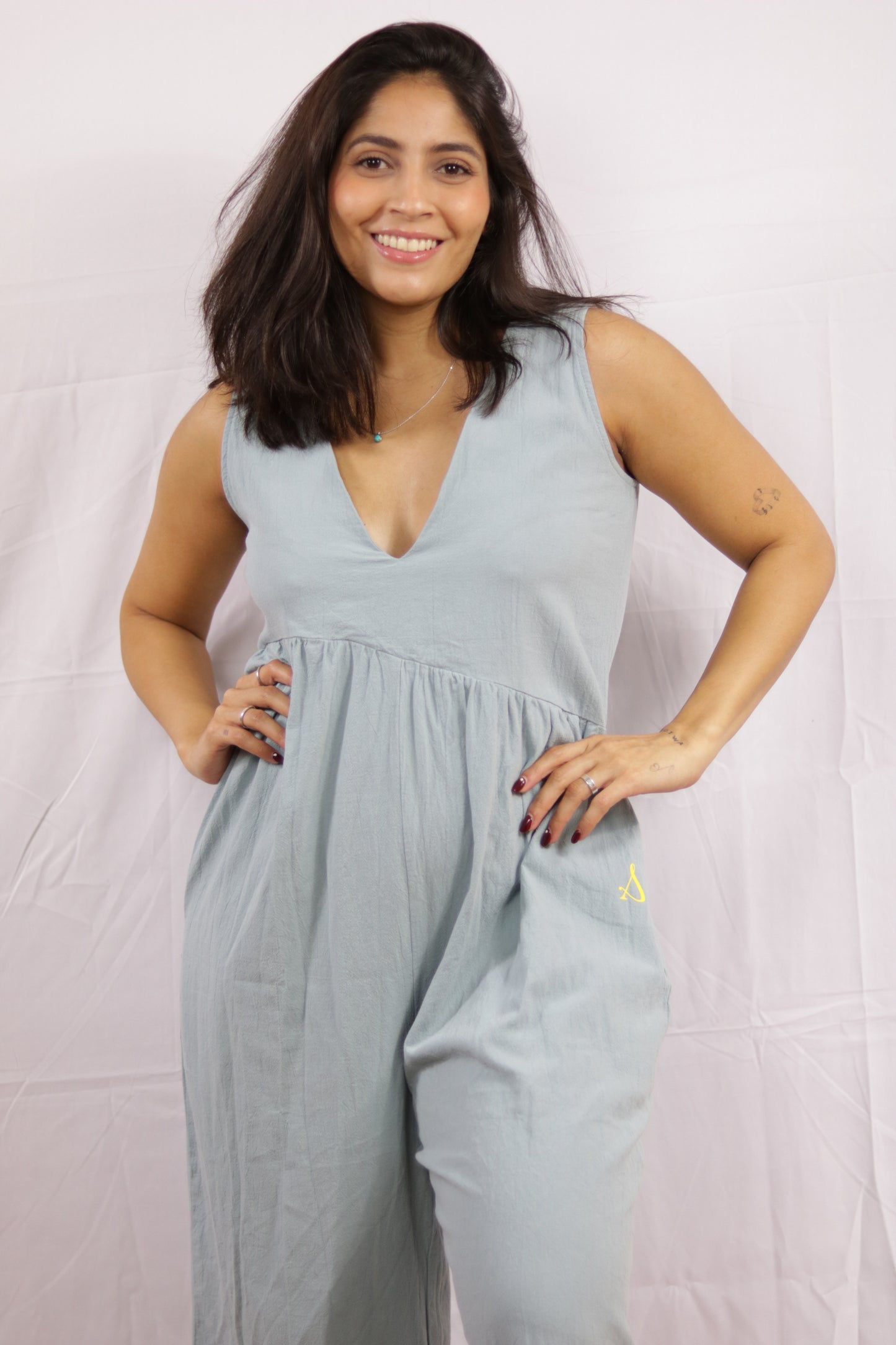 Blue Jumpsuit