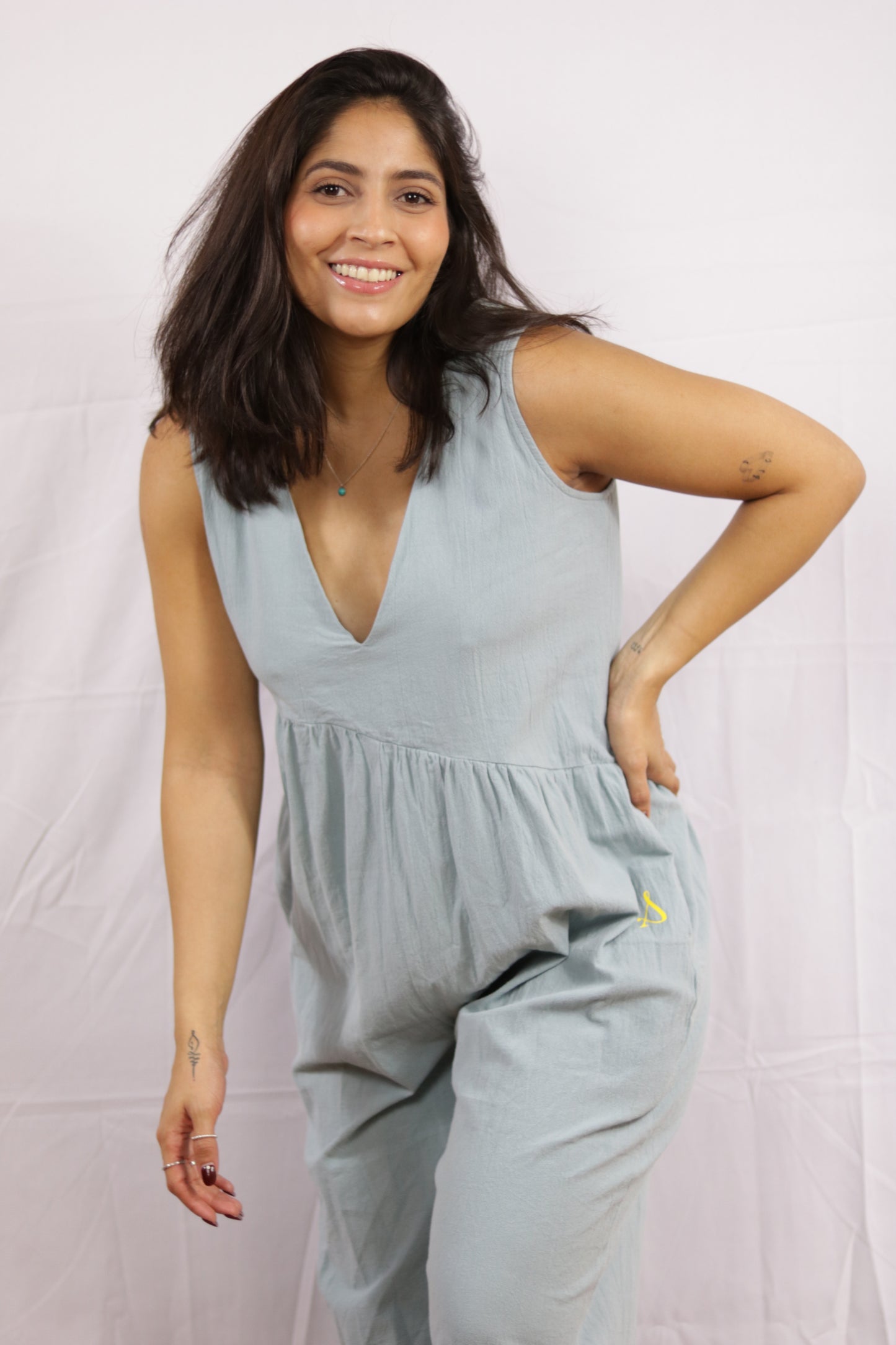 Blue Jumpsuit