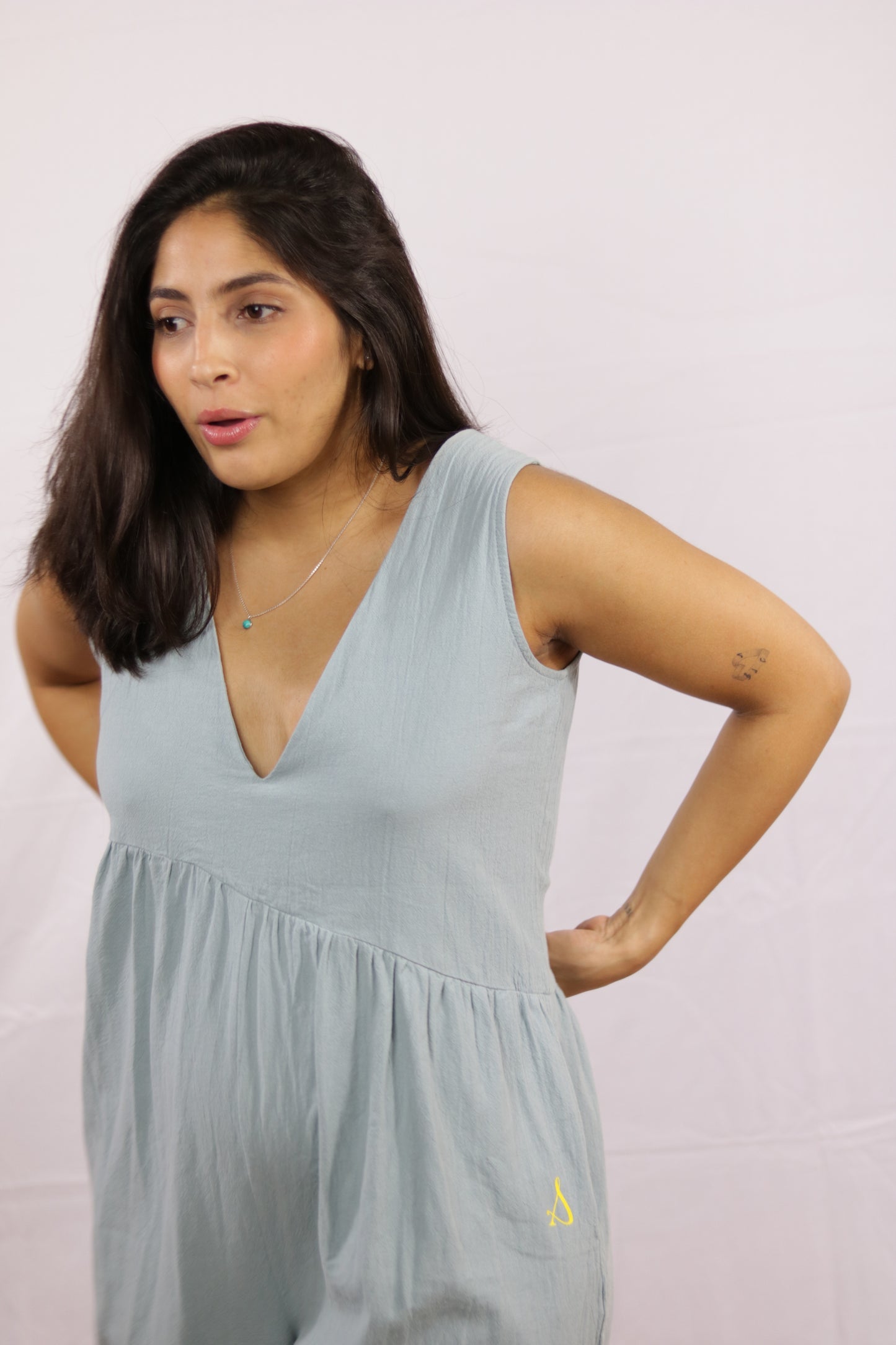 Blue Jumpsuit